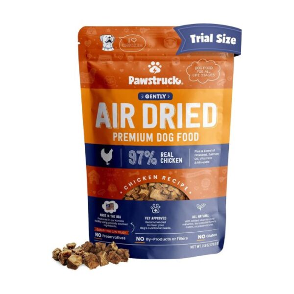 Pawstruck Natural Air Dried Dog Food with Real Chicken